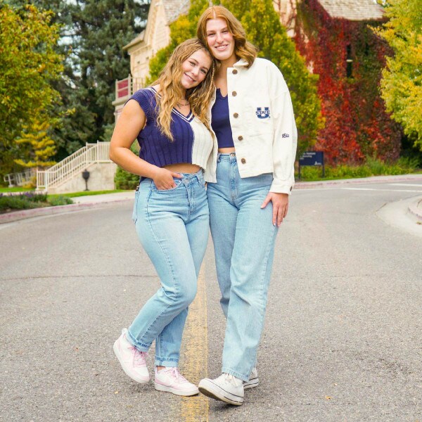 Two Aggies Wearing Hype and Vice Clothing